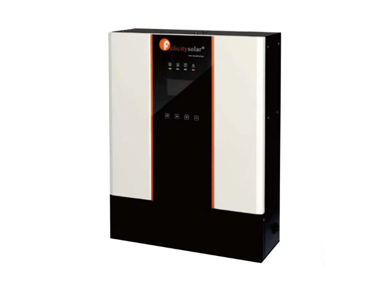 Felicity 3kVA/2.5kW 24V Hybrid Inverter IVEM-3024; 100A MPPT Charge Controller with Solar 4,000W PV input, 120-450V PV range, and 230Vac generator/utility input