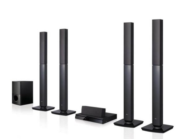 LG 5.1Ch DVD Hometheatre System with 4 Tall Boy Speakers 1000W - LHD657; FM Radio, Bluetooth Music Steaming