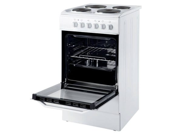 INDESIT Electric Cooker (4 Electric + Oven + Grill) – I5ESH1E(W)/EX Cookers Electric Cookers 4