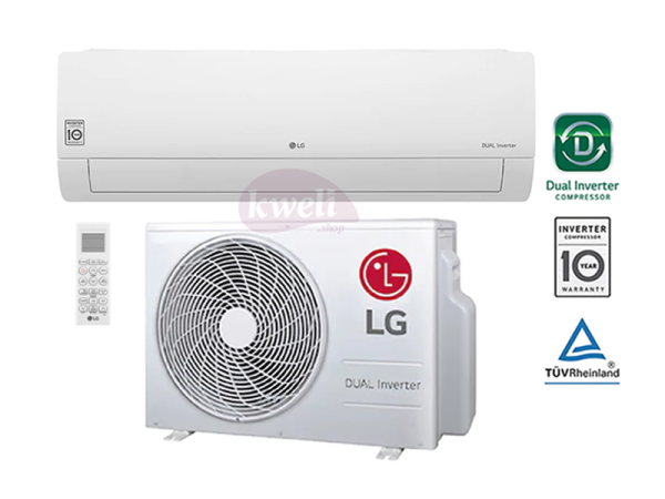 LG 24000 BTU Wall Split Air Conditioner, R410a – BS-Q246K3A1; DUAL Inverter Air Conditioner, 70% Energy Saving, 40% Faster Cooling Wall Split ACs Wall Split AC 3