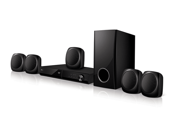 LG 5.1 Channel Bluetooth DVD Home Theater System 300W – LHD427; FM Radio, USB Home Theatre Systems Home Theatre 3