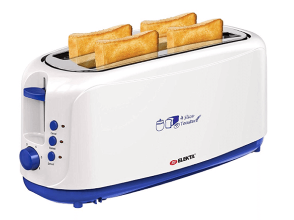 Elekta 4 Slices Plastic Toaster – ET-452MKI Bread Toasters bread toasters 3