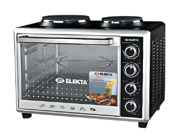 Elekta 43L Electric Oven with 2 Hot Plates and Rotisserie – EBRO-444HP(K) Electric Ovens Electric Ovens 3