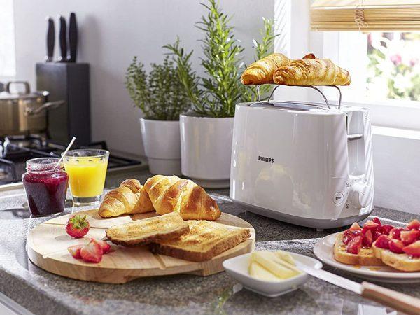 Philips Rolls & Bread Toaster HD2581; 8 settings, Adjustable browning, 830 watts Bread Toasters 5
