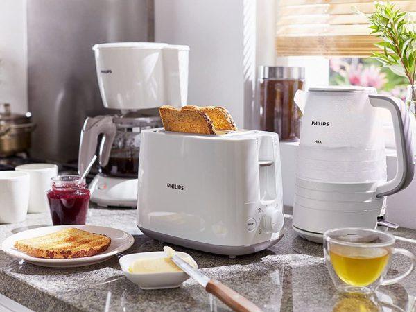Philips Rolls & Bread Toaster HD2581; 8 settings, Adjustable browning, 830 watts Bread Toasters 9