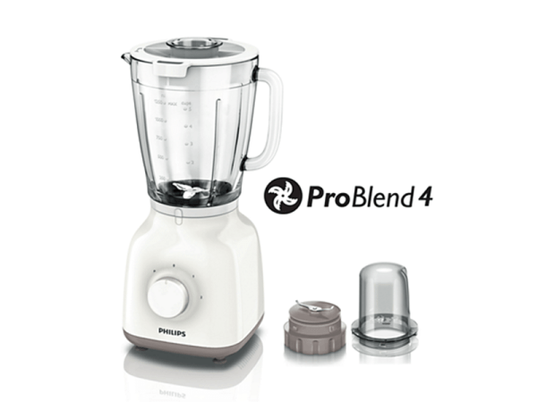 Philips Smoothie Glass Jar Blender + Mill HR2106, 1.5L, 400W Blenders Blenders 4