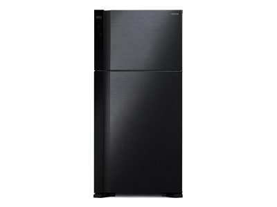 Hitachi 600-liter Double Door Refrigerator with Inverter Compressor, Brilliant Black – RV750PUN7KBBK; Frost Free Top Mount Freezer, Dual Fan Cooling Double Door Fridges 5