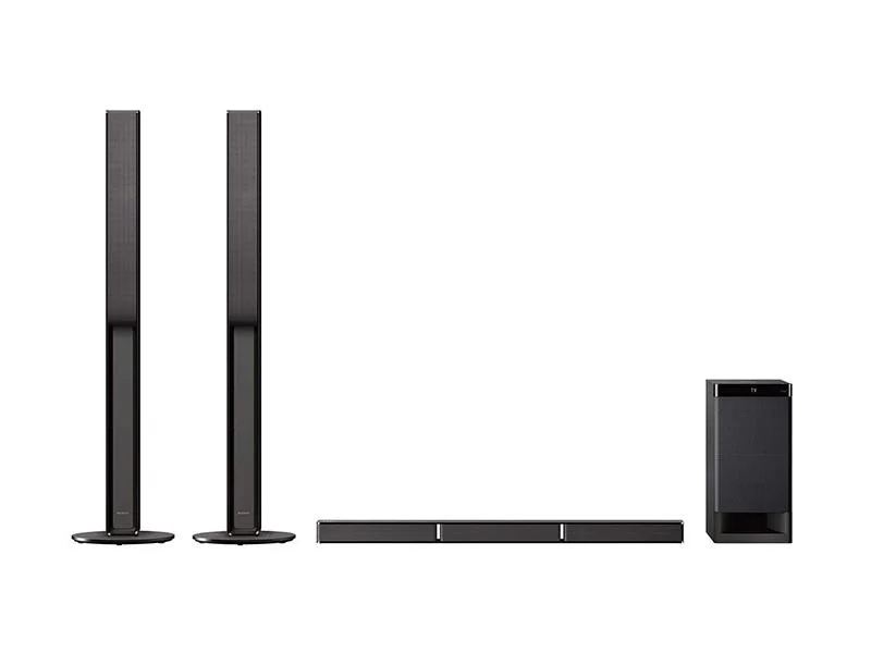 Sony 5.1 Channel Sony Soundbar with Tall Boy Speakers – HTRT40 SoundBars 4