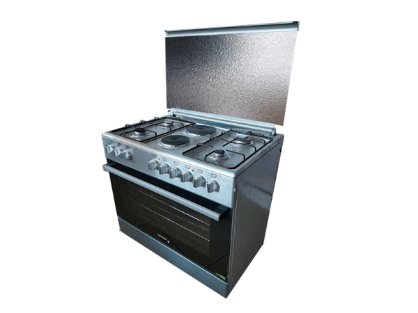 Ocean Cooker 90cm OCER 9642-22IC; 4 Gas +2 Electric with Wide Electric Oven, Oven Turbo Fans, Automatic Ignition Gas Burners Combo Cookers 3