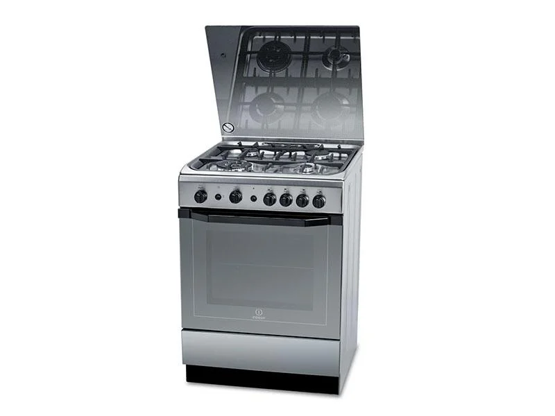 Indesit 4 Gas Cooker with Gas Oven 60cm I6TG1GXGH EX -