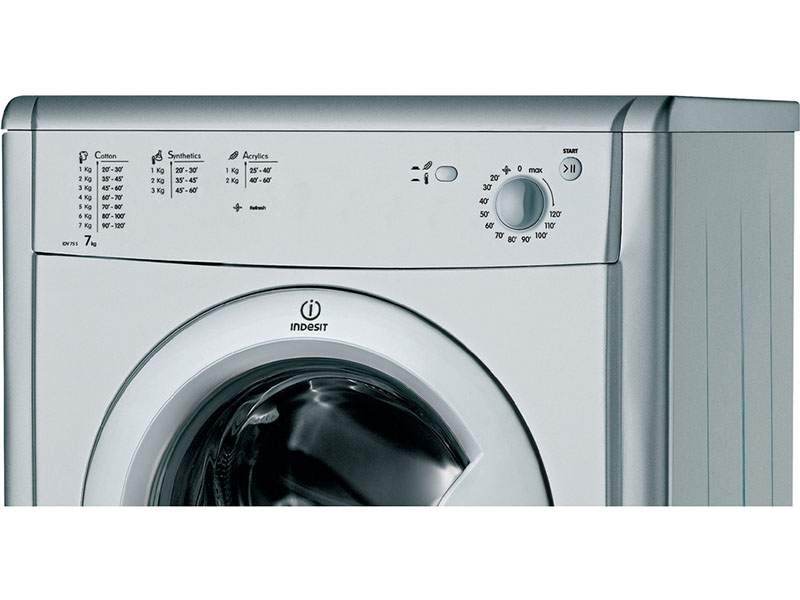 Indesit 7kg EcoTime Tumble Dryer, Silver – IDV75S Dryers Dryer 5