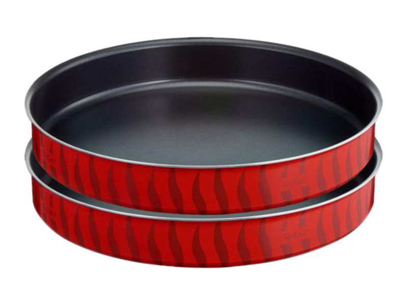 Tefal Set of 2 Tempo Flame Round Baking Oven Dish 30/34cm – J1326782 Oven Dishes 2