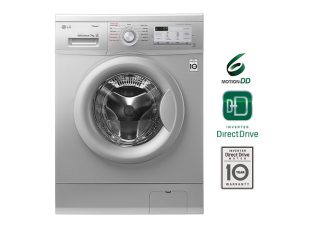 LG 7kg Front Load Washing Machine FH2J3QDNG5P; 1200 rpm, Steam Option, 6 Motion Inverter Direct Drive, Front Load Washers 2