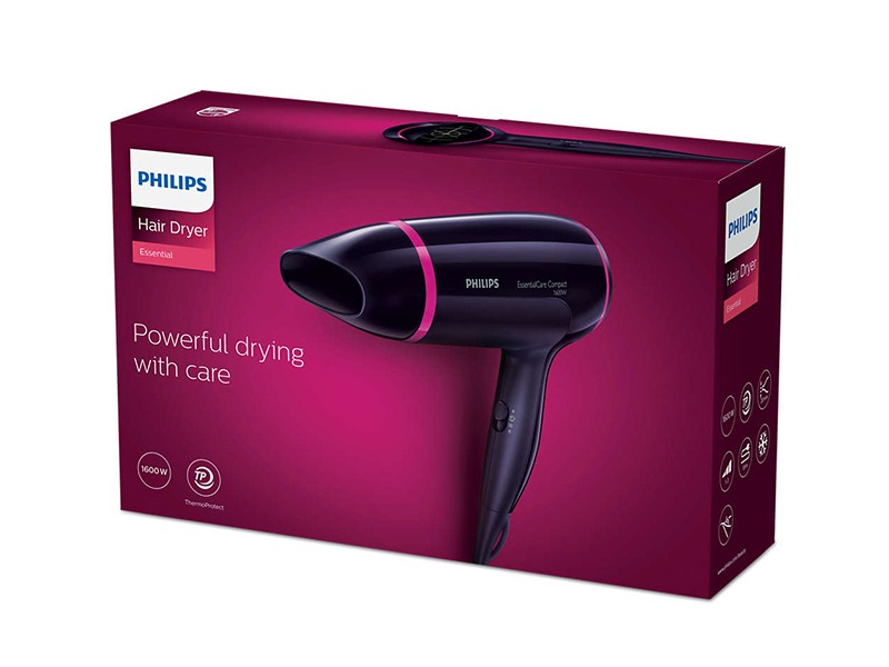 Buy Genuine Philips 1600W Essential Care Compact Hair Dryer - BHD002 In  Uganda | Same-day & Next-day Delivery - Online Shopping In Uganda