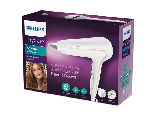Philips Thermo Protect Hair Dryer 2200 watt Ionic Care with diffuser HP8232 Hair Dryers Blow Dryer 3