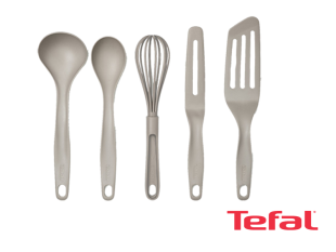 Tefal Fresh Kitchen Set of 5 Cassonade Spatulas – K210S514 Kitchen Tools
