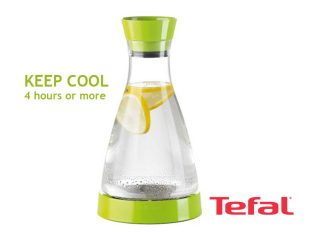 TEFAL Flow Friend Cooling Jug, Green – 1 liter – K3055112 Drinkware