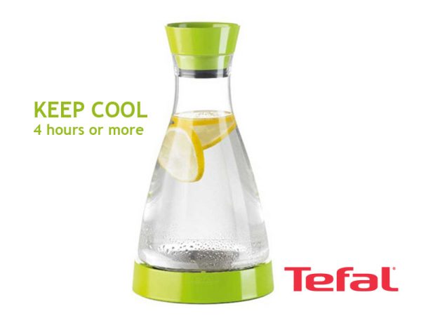 TEFAL Flow Friend Cooling Jug, Green – 1 liter – K3055112 Drinkware 3