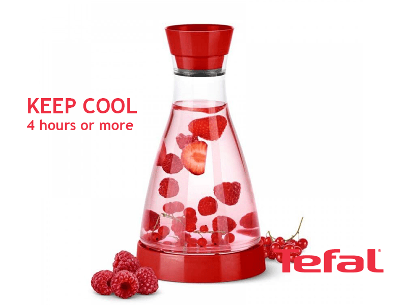TEFAL Flow Friend Cooling Jug 1 liter Red K3058112 -