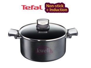 Tefal Extra Durable Non-stick Stewpot 20cm, 2.9 liter – C6204472; Gas, Electric and Induction Stewpot Pots and Pans Induction