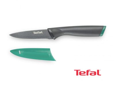 Tefal Fresh Kitchen Paring Knife + Case, 9cm, Stainless Steel 12cm – K1220614 Knives Kitchen Knives 4