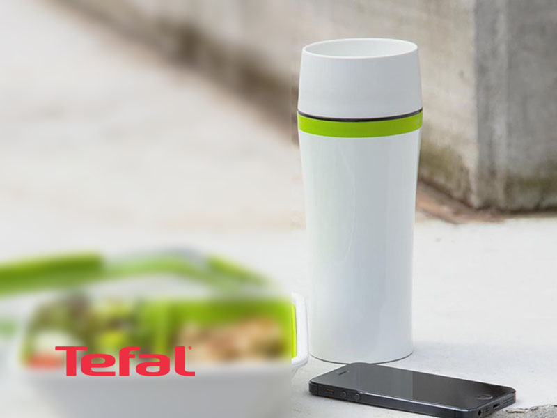 Tefal Fun Travel Mug, Thermal Bottle, Green, 0.36 liter – K3070114 Drinkware 2