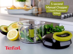 Tefal K1320404 Easypull Non Electric Food Processor Chopper for 5 second chopping 900g 4 -