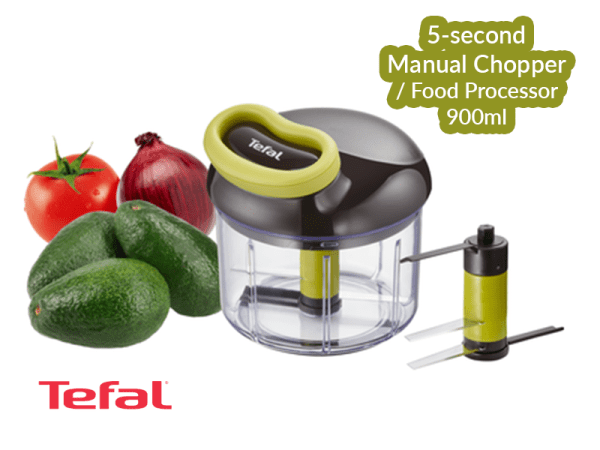 Tefal Easypull Non-electric Food Processor/Chopper, 900ml – K1320404 Choppers Food Choppers 5
