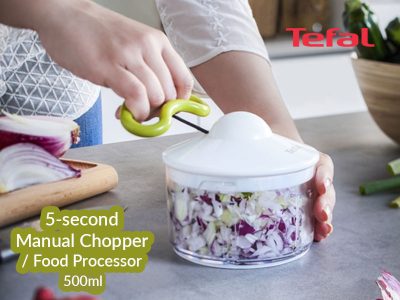 Tefal Easypull Non-electric Food Processor/Chopper, 500ml – K1330404 Choppers Food Choppers 13