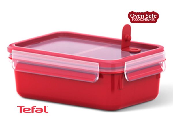 Tefal Masterseal Micro-fibre Food Conservation Container, Red - 1l - K3102312