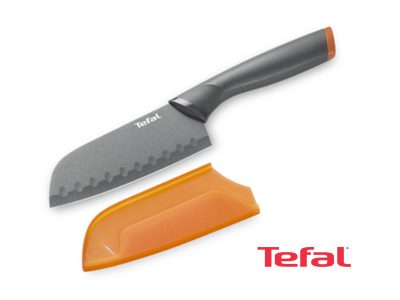 Tefal Santoku FreshKitchen knife + Case, Stainless Steel 12 cm – K1220114 Knives Kitchen Knives 4