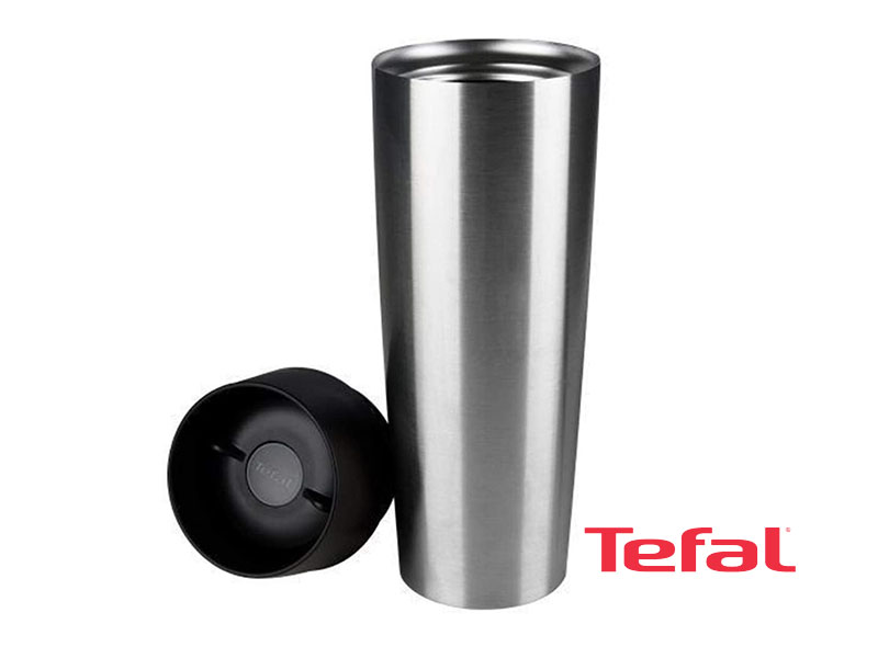 TEFAL Thermos Stainless Steel Travel Mug, 0.5 liter – K3080214 Drinkware 3