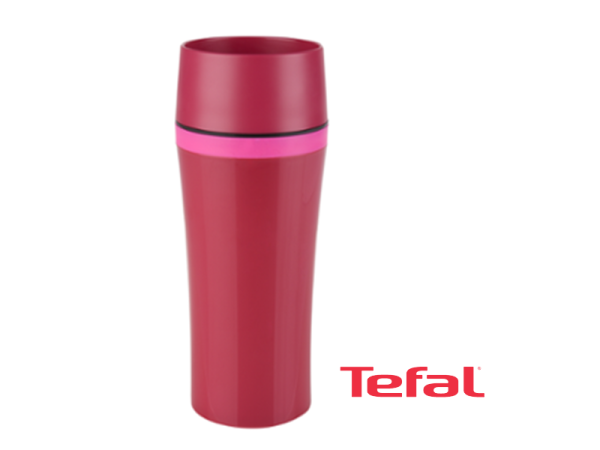 Tefal Fun Travel Mug, Thermal Bottle, Rasberry, 0.36 liter – K3072114 Drinkware 4