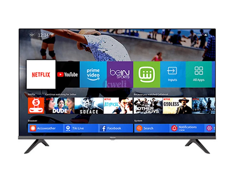 Hisense 65 inch 4K UHD Smart TV 65A6100UW VIDAA U Smart TV Bluetooth Remote Now Chromecast Any View Cast Built in WiFi Receiver HDMI USB Free to air Receiver -