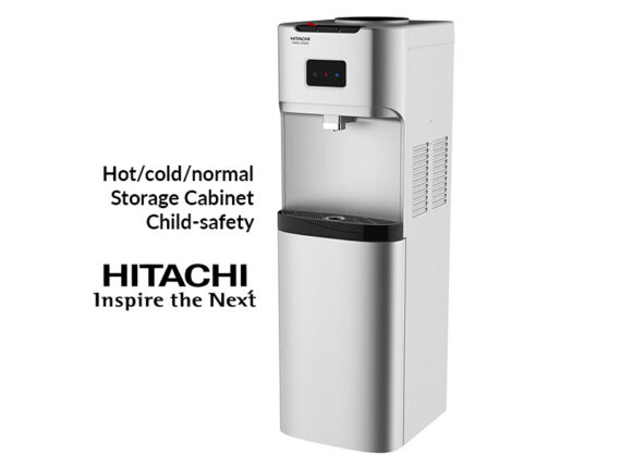 Hitachi Water Dispenser with Cabinet and Child-lock, Silver – HWD25000 Water Dispensers Water dispenser 2