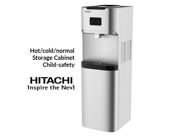 Hitachi Water Dispenser with Cabinet and Child-lock, Silver – HWD25000 Water Dispensers Water dispenser 3