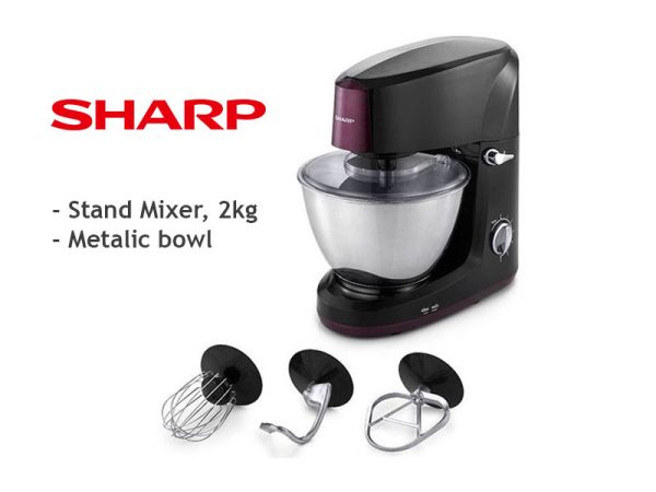 Sharp Stand Mixer, Cake Mixer, 2kg – EMS200LP Cake Mixers Egg Mixer 3