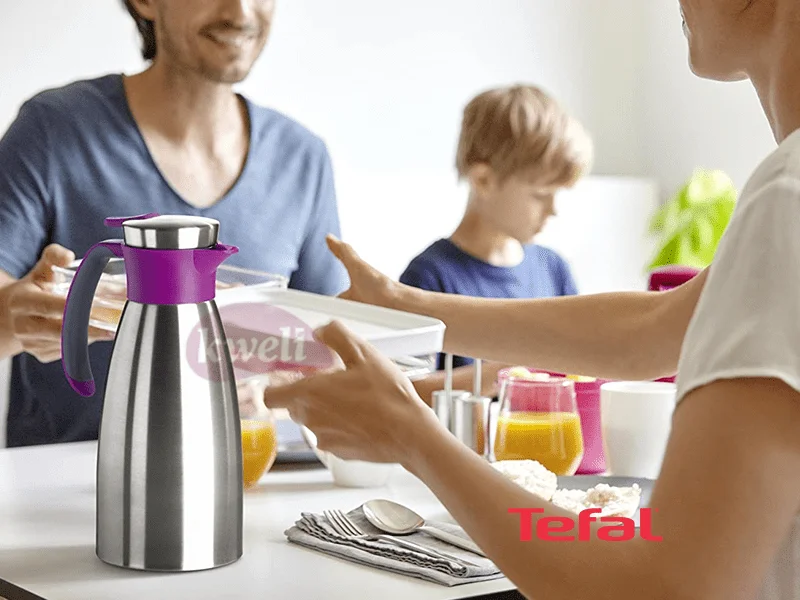 Tefal Thermos and Vacuum Jug, Soft Grip, Blackberry- K3040214 Flasks & Jugs 2 Tefal Thermos and Vacuum Jug, Soft Grip, Blackberry- K3040214 Flasks & Jugs 2