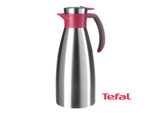 Tefal Thermos and Vacuum Jug, Soft Grip, Rasberry – K3042214 Flasks & Jugs