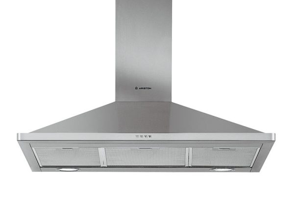 Ariston Wall Mounted Cooker Hood, 90cm - AHPN9.4F X