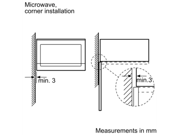 BOSCH Built-in Microwave, 60cm – BFL524MS0B Built-in Microwave Ovens 9