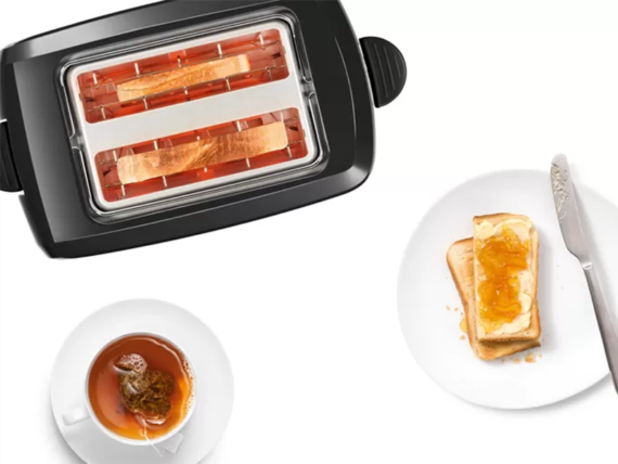 Bosch Compact Bread Toaster, Black – TAT3A0133G Bread Toasters bread toasters