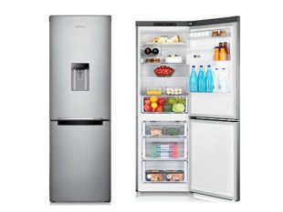 Hisense 341 Liter Double Door Fridge, Defrost – RB341D4WGU; Dispenser, Bottom Freezer Refrigerators
