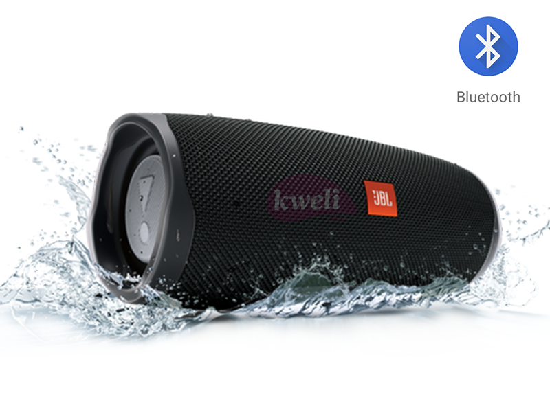 JBL FLIP 5 Bluetooth Portable Waterproof Speaker, 12hr playtime, Black Bluetooth Speakers 2