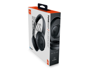 JBL Headphones T500 BT-BLK; Over Ear Bluetooth Wireless Headphones with Pure Bass Sound – Headset with Built-in Remote / Microphone Headphones