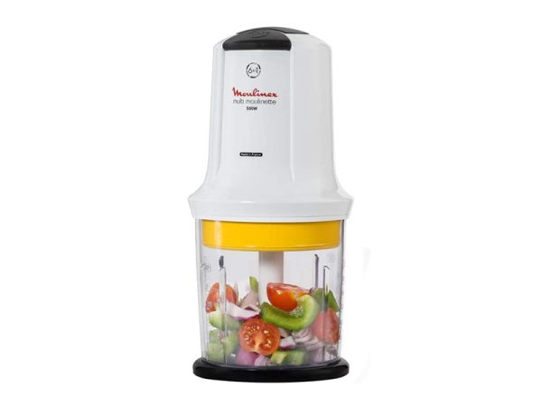 Moulinex Multi Moulinette Choppers AT723127; 6-in-1 Chopper, Mix Vegetables, Chop Herbs, Mince Meat, Crush Ice