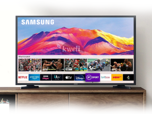 Samsung 43 inch Smart TV UA43T5300; Full HD Smart TV, Bluetooth, Mobile-to-TV Mirror, Free-to-air, Apps by Tizen™ HD TVs
