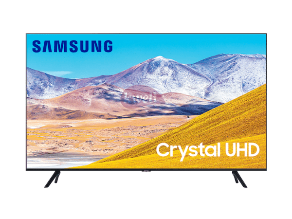 Samsung 43 inch 4K Smart TV UA43TU8000; Crystal UHD TV, Apps by Tizen™, Free-to-air, HDR, Bluetooth, WiFi, Mirroring, Google Assistant, USB, HDMI, AV 4K UHD Smart TVs 4