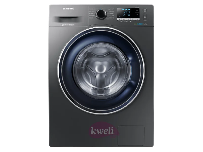 Samsung 9kg Washing Machine with Steam - WW90 TA046AX; 2020 Series 5 ecobubble™ Washing Machine, 1400rpm, Hygiene Steam, 15min QuickWash