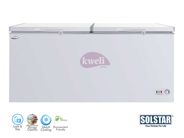 Solstar 780-liter Chest Freezer CF 780-SG LBSS, Sliding Glass Door, Lock and Key, LED Lighting Chest Freezers Deep Freezer 3